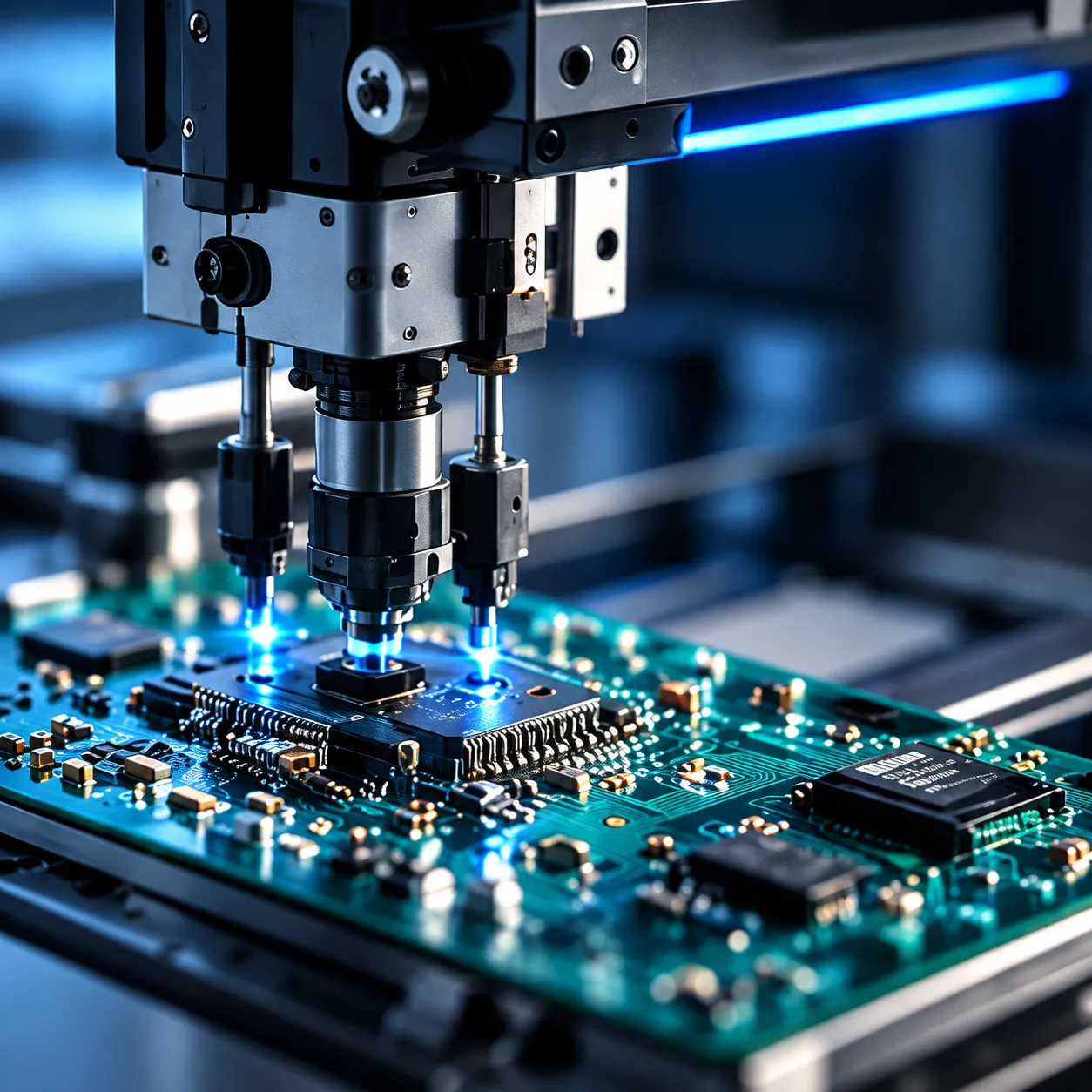 Precision robotic PCB assembly